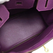 Hermes Anemone Togo Birkin 30 Handbag AAS978KC 115816