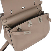 Hermes Gris Tourterelle Taurillon Clemence Jypsiere 28 Shoulder Bag 42E Square:N 115820