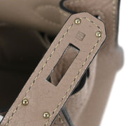 Hermes Gris Tourterelle Taurillon Clemence Jypsiere 28 Shoulder Bag 42E Square:N 115820