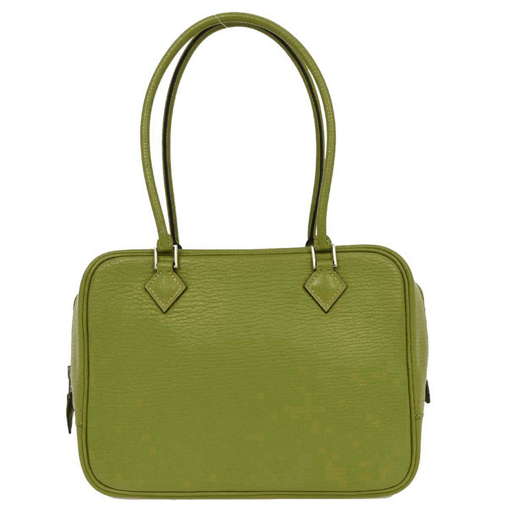Hermes Anis Green Chevre Myzore Mini Plume Handbag  Square:H H.S 115821