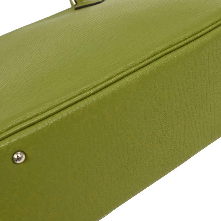 Hermes Anis Green Chevre Myzore Mini Plume Handbag  Square:H H.S 115821