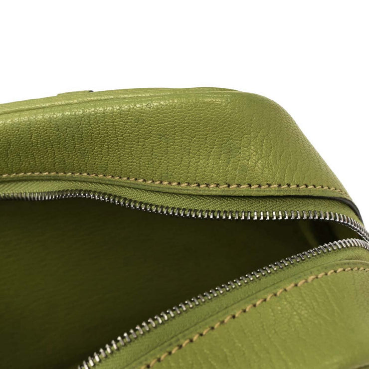 Hermes Anis Green Chevre Myzore Mini Plume Handbag  Square:H H.S 115821