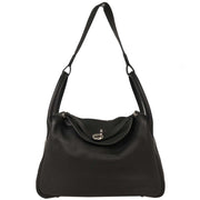 Hermes Black Taurillon Clemence Lindy 30 Shoulder Bag A CT 0074 115823