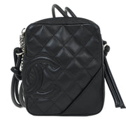 Chanel Black Calfskin Cambon Ligne Shoulder Bag 115829