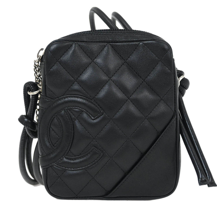 Chanel Black Calfskin Cambon Ligne Shoulder Bag 115829