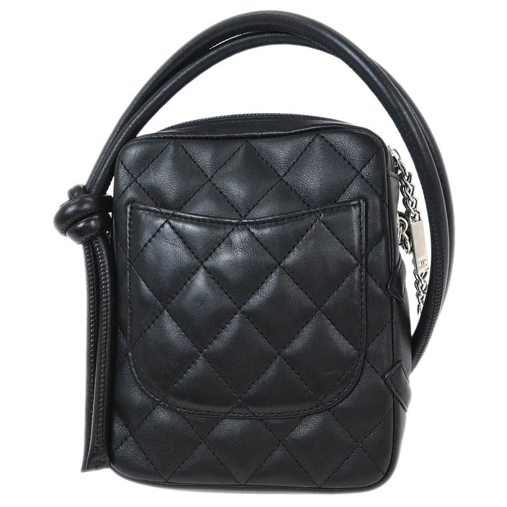 Chanel Black Calfskin Cambon Ligne Shoulder Bag 115829