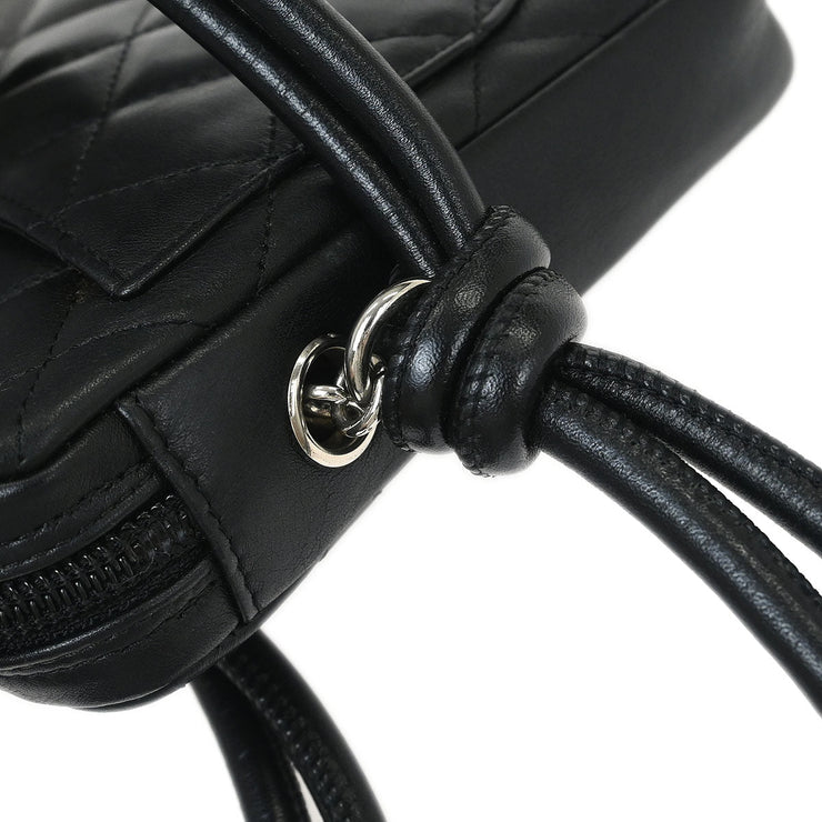 Chanel Black Calfskin Cambon Ligne Shoulder Bag 115829