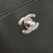Chanel Black Calfskin Executive Cerf Tote Bag 115830