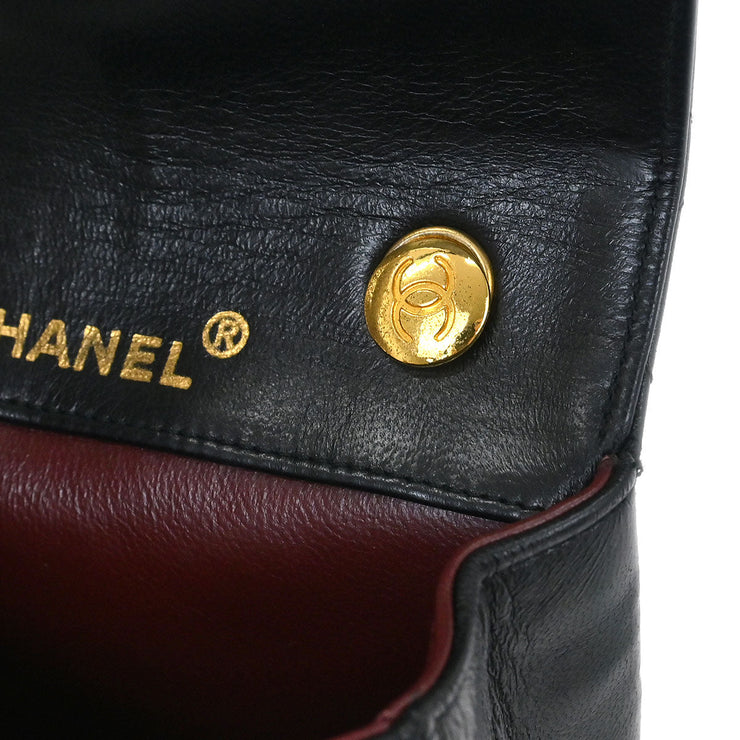 Chanel Black Lambskin Shoulder Bag 115841