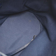 Chanel Navy Straw Deauville Bucket Shoulder Bag 115842