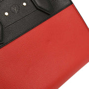 Louis Vuitton Red Black City Steamer PM 2way Handbag M54868 DU0118 115849