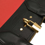 Louis Vuitton Red Black City Steamer PM 2way Handbag M54868 DU0118 115849
