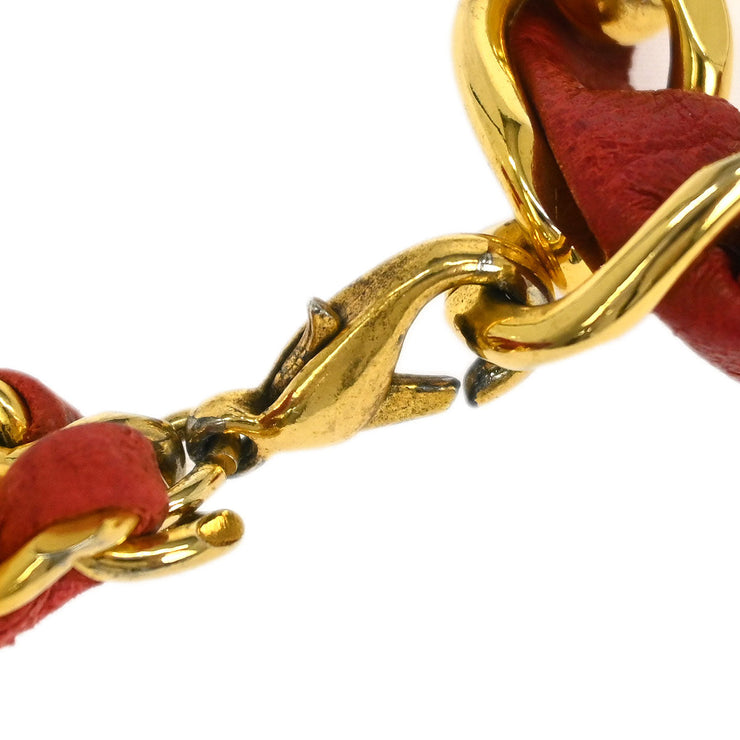 Chanel Red Lambskin Classic Flap Micro Bum Belt Bag 115850