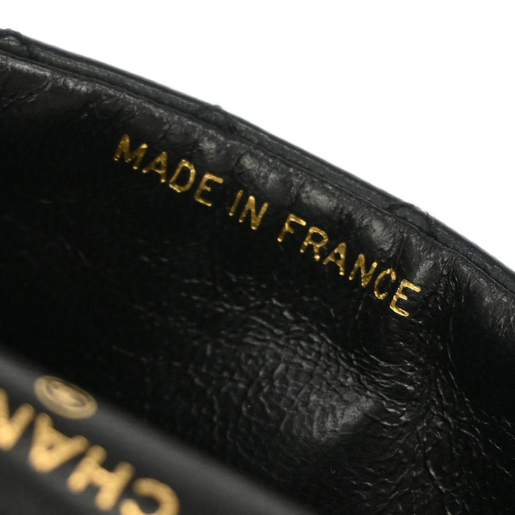 Chanel Black Lambskin Classic Flap Micro Bum Belt Bag 115851