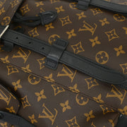 Louis Vuitton Monogram Macassar Christopher PM Backpack M43735 TR0175 115856