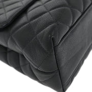 Chanel Black Calfskin Top Handle Handbag 115858