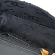 Chanel Black Calfskin Wild Stitch Single Flap Shoulder Bag 115861