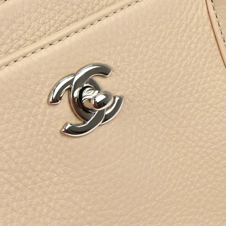 Chanel Black Deerskin Executive Cerf Tote Bag 115862