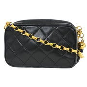 Chanel Black Lambskin Camera Bag Mini 115867
