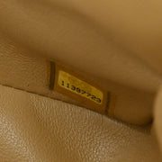 Chanel Beige Calfskin East West Shoulder Bag 115879