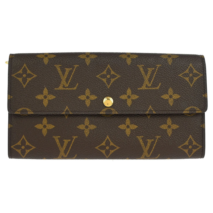 Louis Vuitton Monogram Portefeuille Sarah Purse Wallet M61734 MB0055 115883
