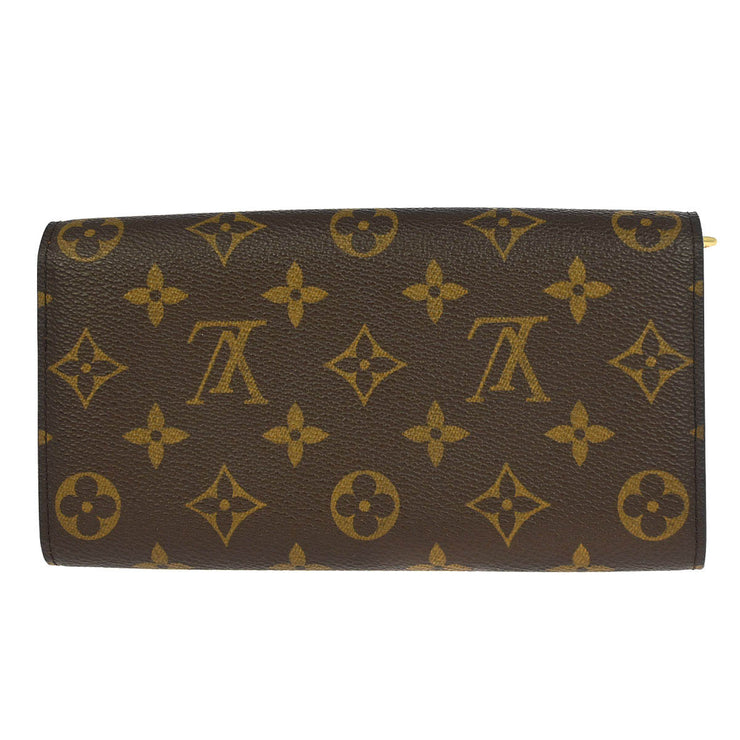 Louis Vuitton Monogram Portefeuille Sarah Purse Wallet M61734 MB0055 115883