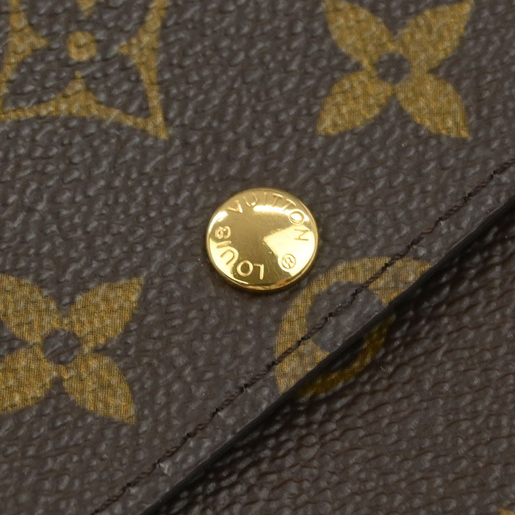 Louis Vuitton Monogram Portefeuille Sarah Purse Wallet M61734 MB0055 115883