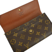 Louis Vuitton Monogram Portefeuille Sarah Purse Wallet M61734 MB0055 115883