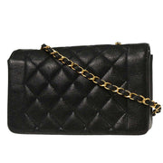 Chanel Black Calfskin Small Diana Shoulder Bag 115884