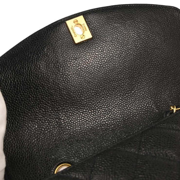 Chanel Black Calfskin Small Diana Shoulder Bag 115884