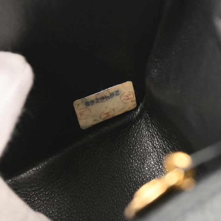 Chanel Black Calfskin Small Diana Shoulder Bag 115884