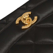 Chanel Black Lambskin Small Diana Shoulder Bag 115890