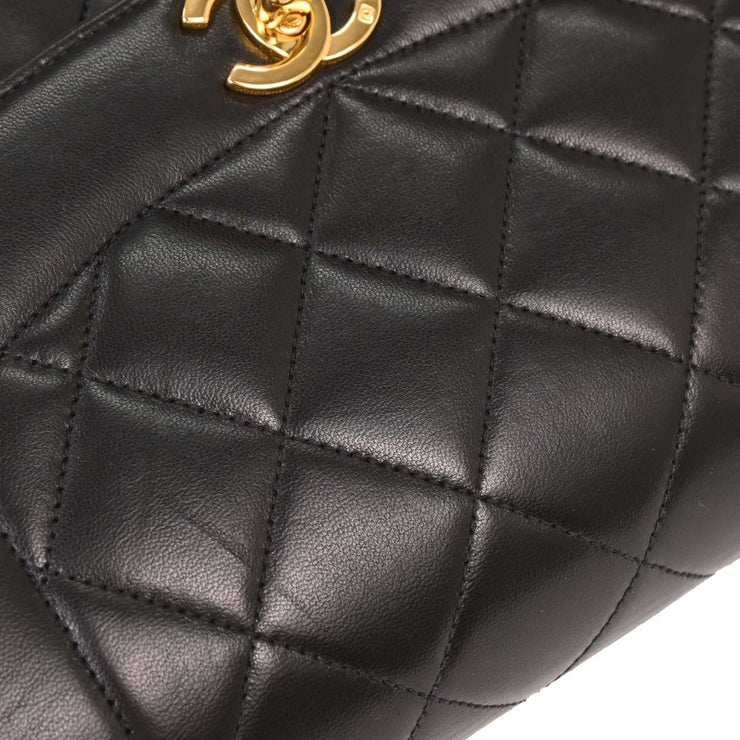 Chanel Black Lambskin Small Diana Shoulder Bag 115890