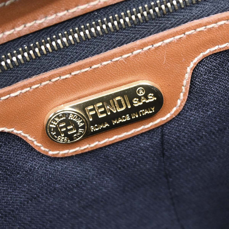 Fendi Brown Black PVC Pequin 3way Handbag Backpack 279.260020.068 115895
