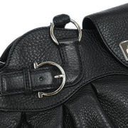 Salvatore Ferragamo Black Gancini Handbag AB-21 5370 115896