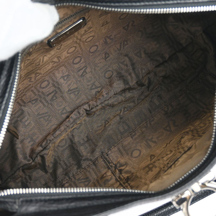 Salvatore Ferragamo Black Gancini Handbag AB-21 5370 115896