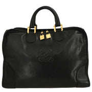 Loewe Black Leather Amazona 40 Handbag L16 115898