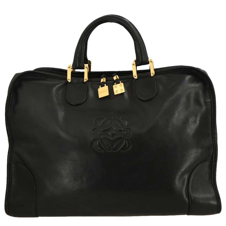 Loewe Black Leather Amazona 40 Handbag L16 115898