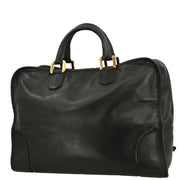 Loewe Black Leather Amazona 40 Handbag L16 115898