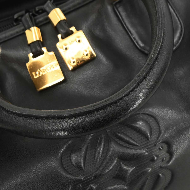 Loewe Black Leather Amazona 40 Handbag L16 115898