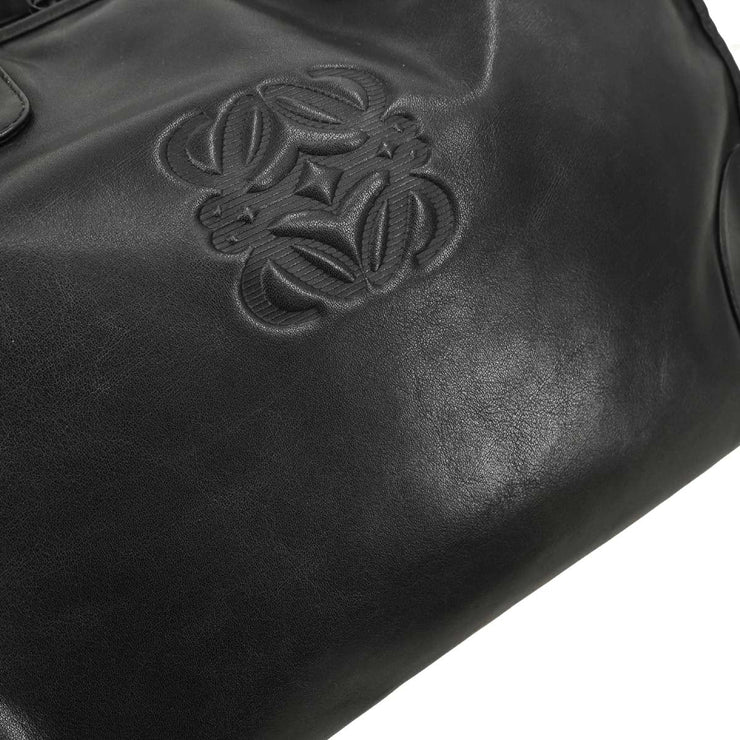 Loewe Black Leather Amazona 40 Handbag L16 115898