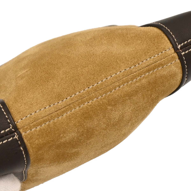 Loewe Beige Suede Shoulder Bag L11 115899