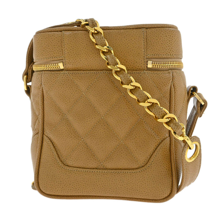 Chanel Beige Calfskin Shoulder Bag 115902