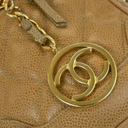 Chanel Beige Calfskin Shoulder Bag 115902