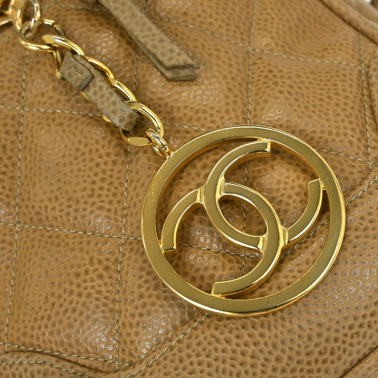 Chanel Beige Calfskin Shoulder Bag 115902