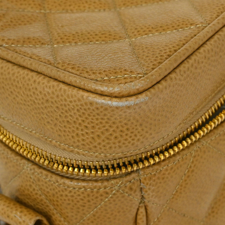 Chanel Beige Calfskin Shoulder Bag 115902