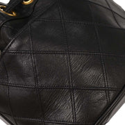 Chanel Black Lambskin Bicolore Bucket Shoulder Bag 115904