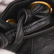 Chanel Black Lambskin Bicolore Bucket Shoulder Bag 115904