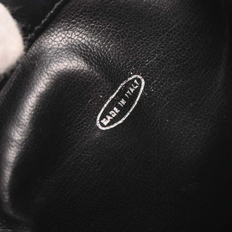 Chanel Black Lambskin Bicolore Bucket Shoulder Bag 115904