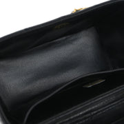 Chanel Black Lambskin Vanity Shoulder Bag 115906